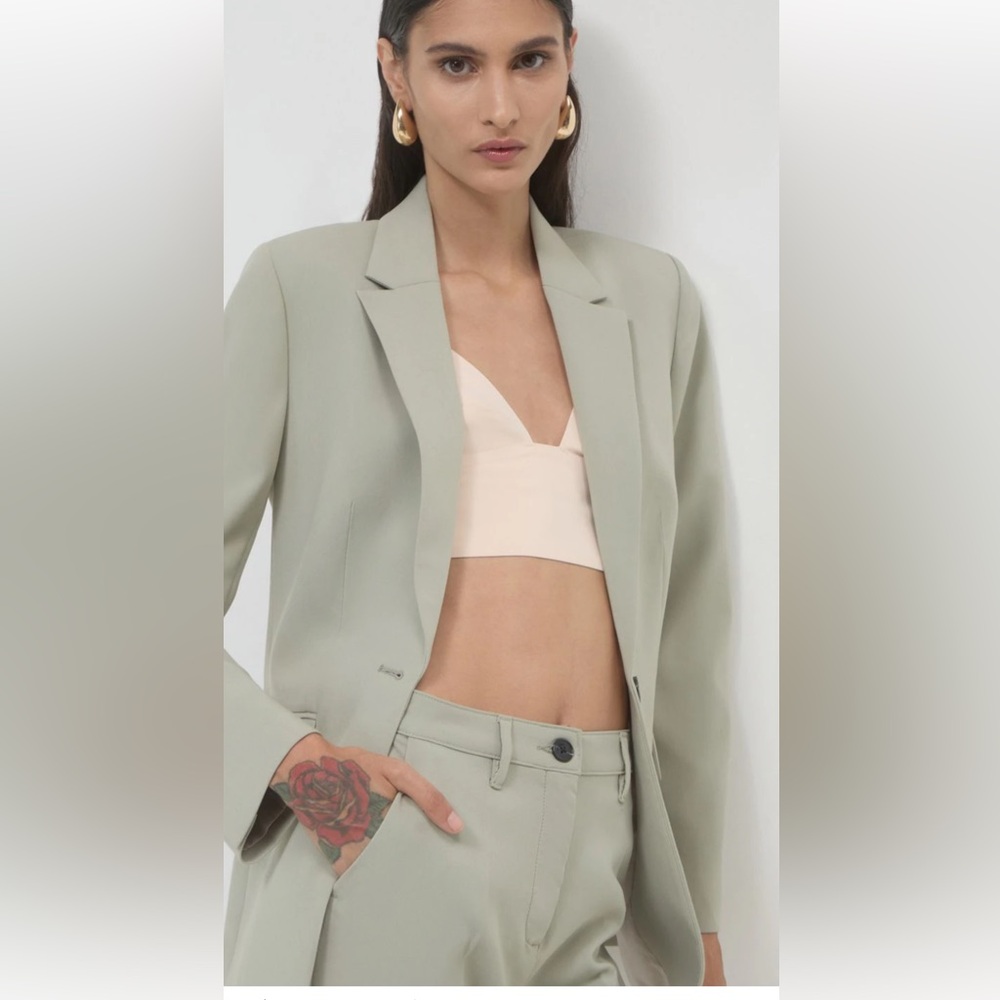 Zara Light Green Blazer